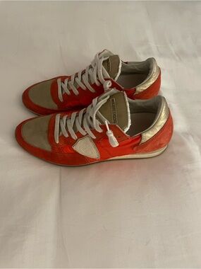 Auburn Orange Philippe Model Sneakers
